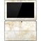 Gold and White Marble Surface Pro Tablet Skin